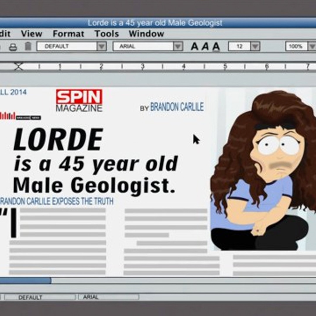 Watch Lorde Sings South Park S Ya Ya Ya Song E Online